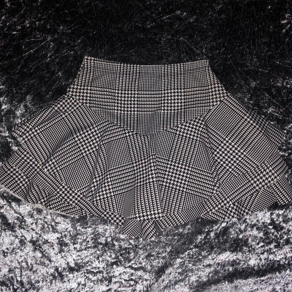 Plaid High Waisted Skort